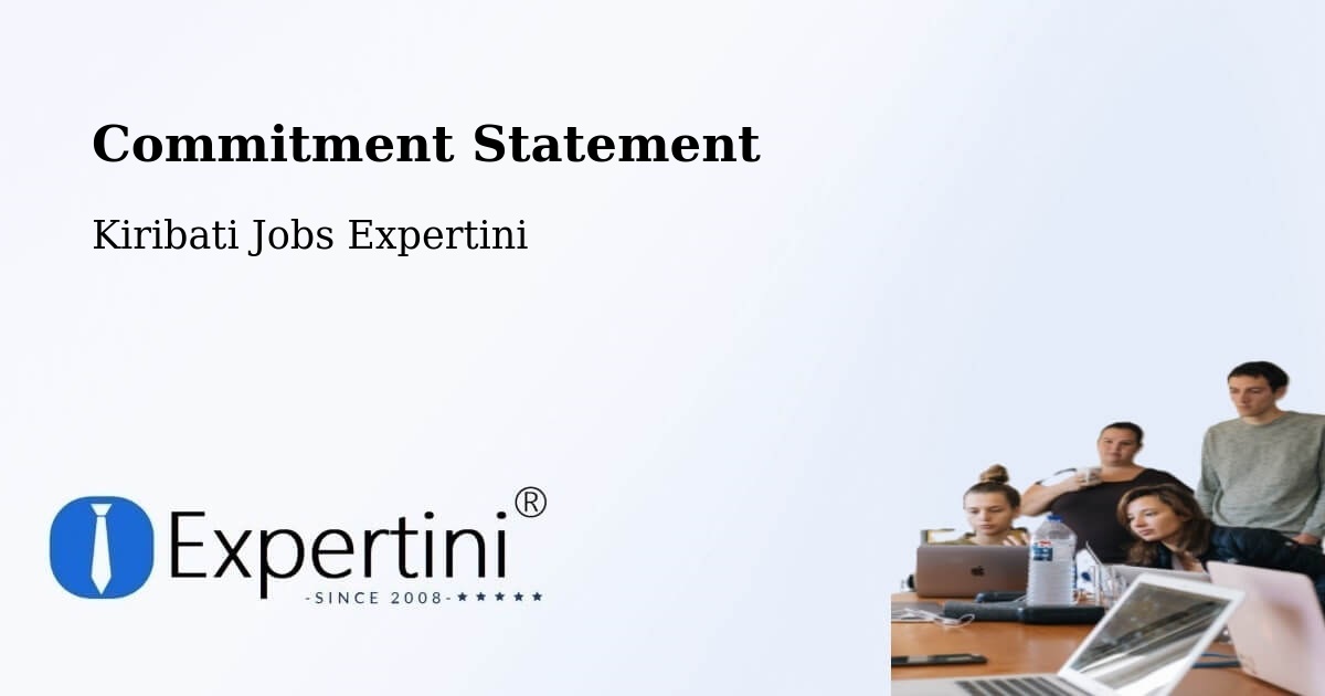 Corporate Commitment – Arorae - Kiribati Jobs Expertini